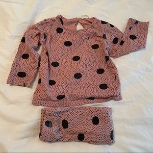 9-12 M H&M polka dot outfit